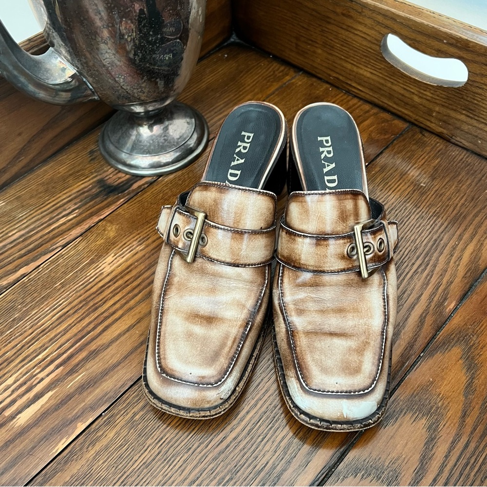 Prada vintage slides. 7.5 Rare